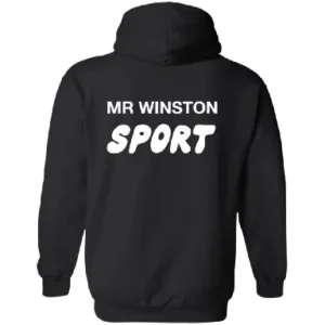 Mr Winston Merch Logo Hoodie – Black